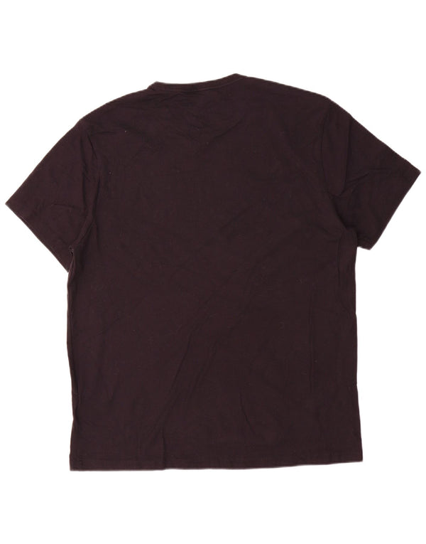 Jack Wills Camiseta de corte clásico para hombre Top XL Algodón negro