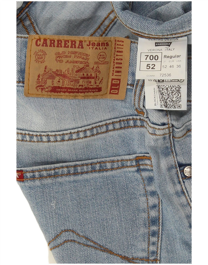 Carrera Mens 700 Slim Jeans W36 L30 Algodón Azul