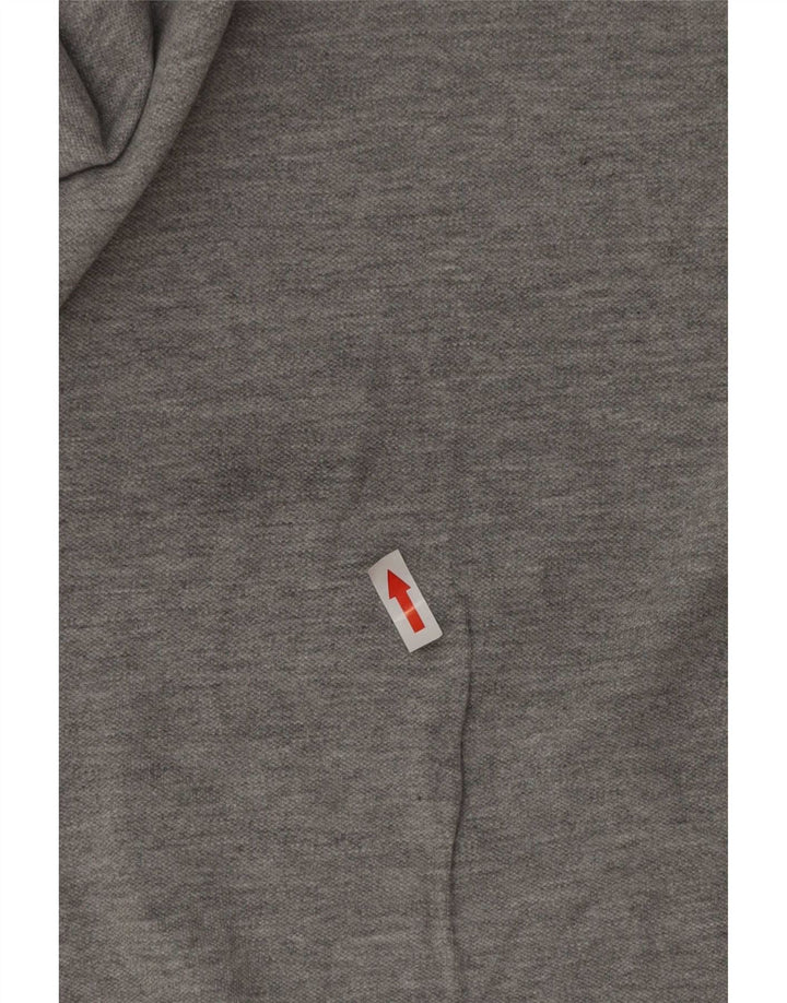 Champion Polo De Rugby Para Hombre Grande Gris Algodón