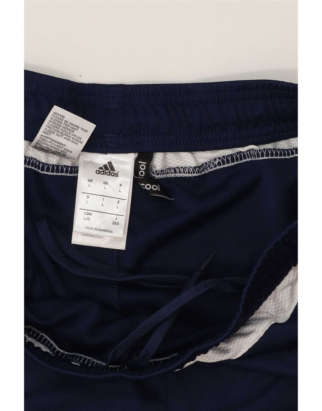 Adidas Hombre Climacool Pantalones De Chándal Grande Azul Marino Colorblock