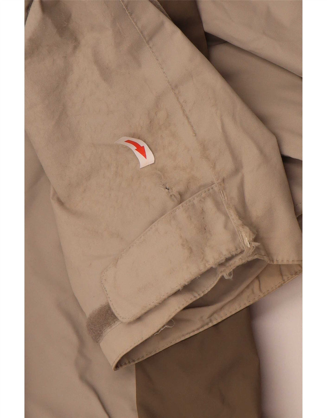 Jack Wolfskin Chaqueta impermeable para hombre ES 44/46 XL Beige Colorblock Poliamida