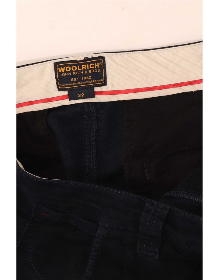 Woolrich Pantalón chino regular para hombre W32 L29 Azul marino