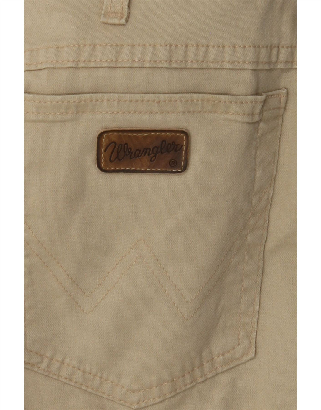 WRANGLER Pantalones informales rectos para hombre W38 L33 Beige