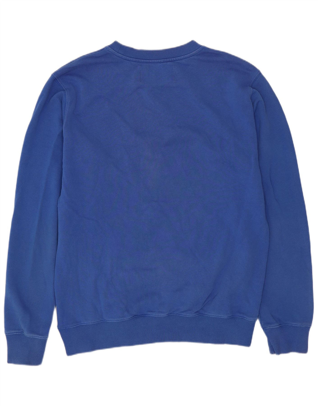 Calvin Klein Jeans Hombre Sudadera Gráfica Jumper Algodón Azul Medio