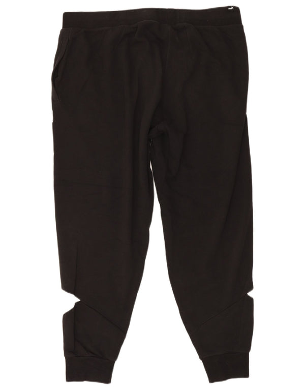Puma Pantalón de chándal para hombre Joggers 2XL Algodón color block negro