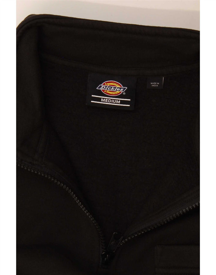 Dickies - Sudadera con cuello y cremallera para mujer, talla 40, talla M, color negro