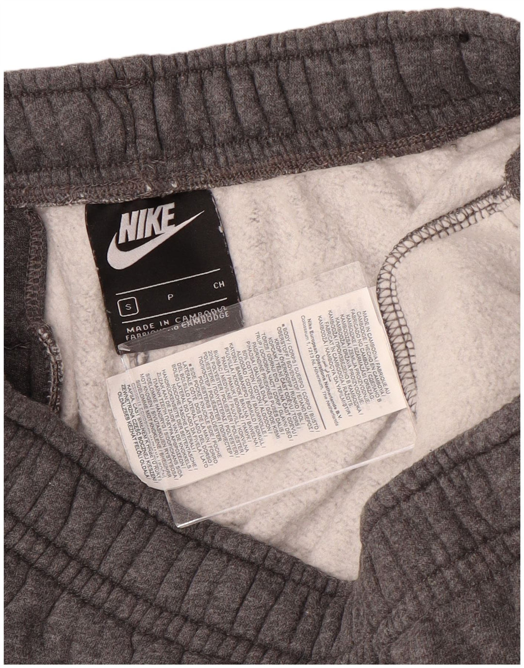 Nike - Pantalón deportivo para hombre, color gris, talla pequeña