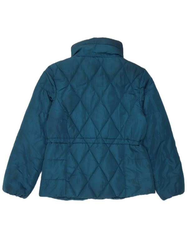 Marks & Spencer Chaqueta acolchada acolchada para mujer UK 40 Poliéster azul medio