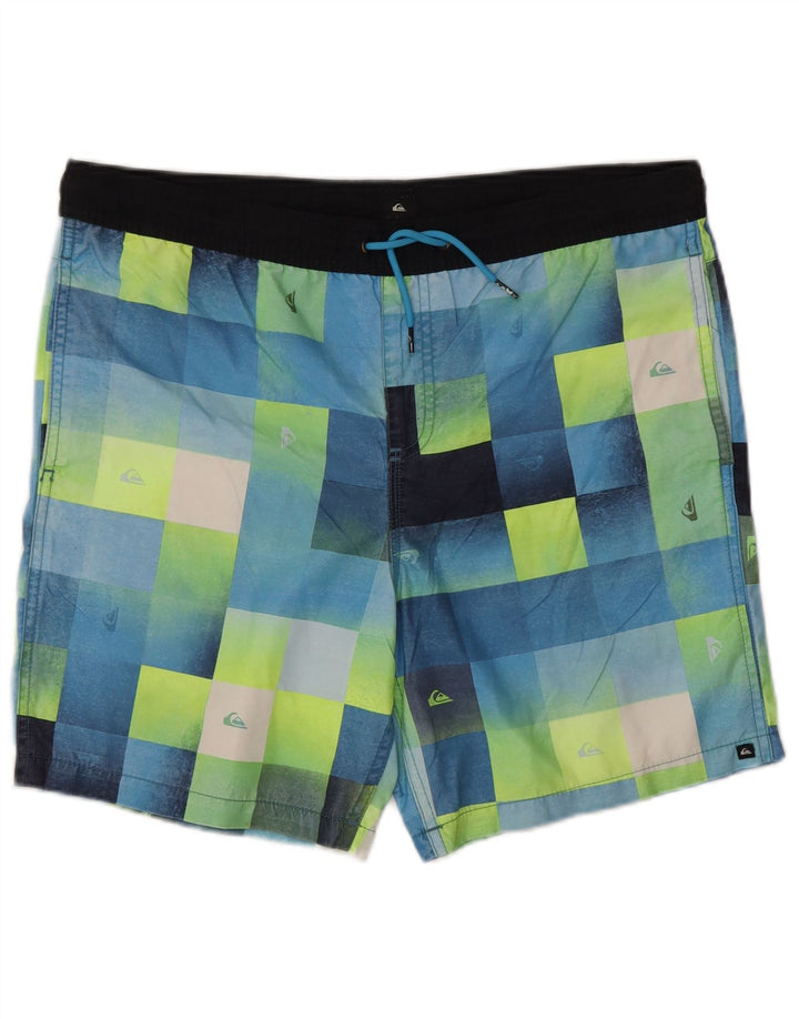Bañador Quiksilver Hombre Poliéster Geométrico Azul Grande
