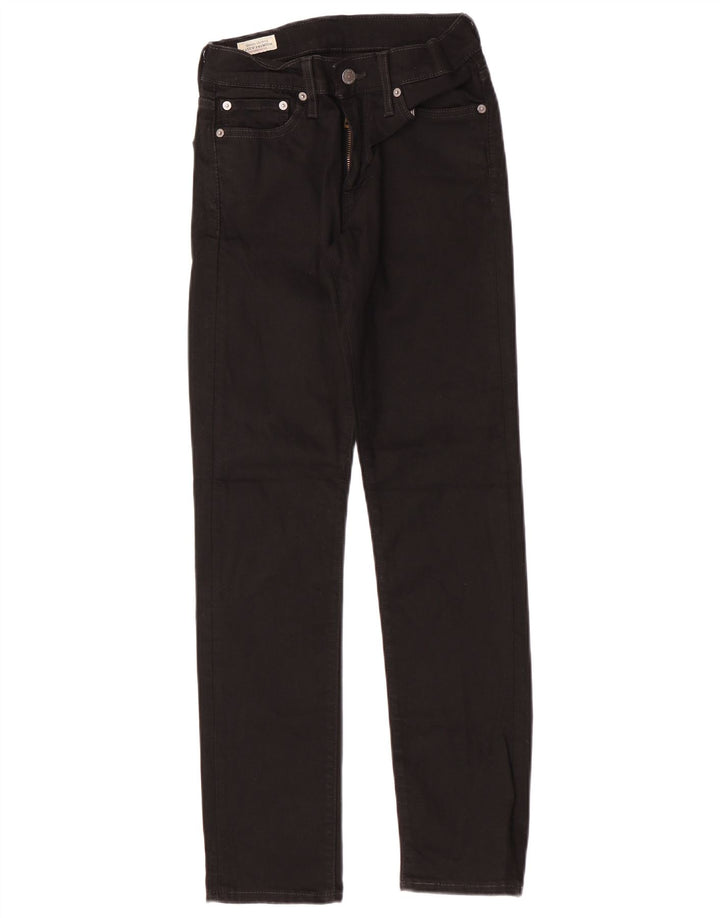 Levi's Mujer 511 Slim Jeans W28 L30 Algodón Negro