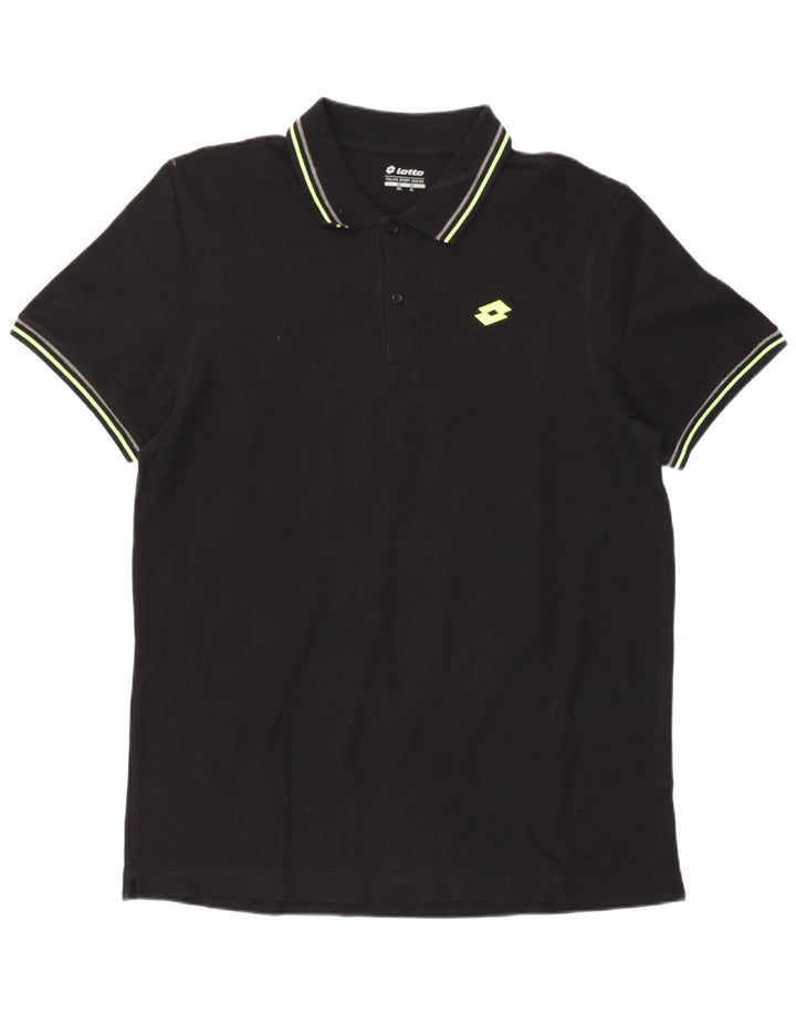 Polo Lotto Hombre XL Negro