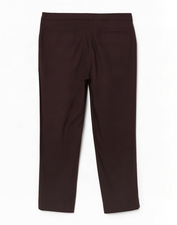 Pantalones chinos rectos de cintura alta para mujer de Boden UK 18 XL W38 L29 Negro