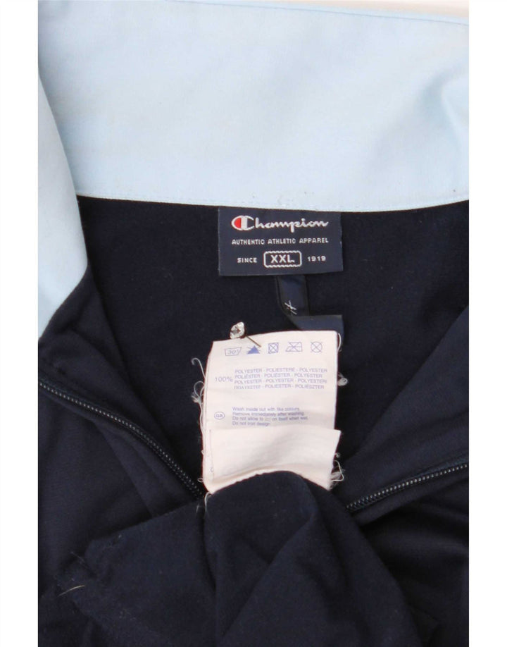 Champion Chaqueta de chándal para hombre 2XL Poliéster azul marino