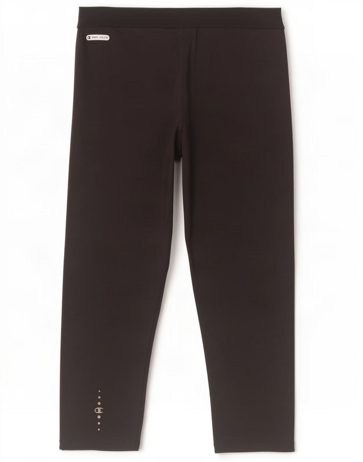 Champion Leggings Capri Gráficos para Mujer UK 44 Mediano Negro