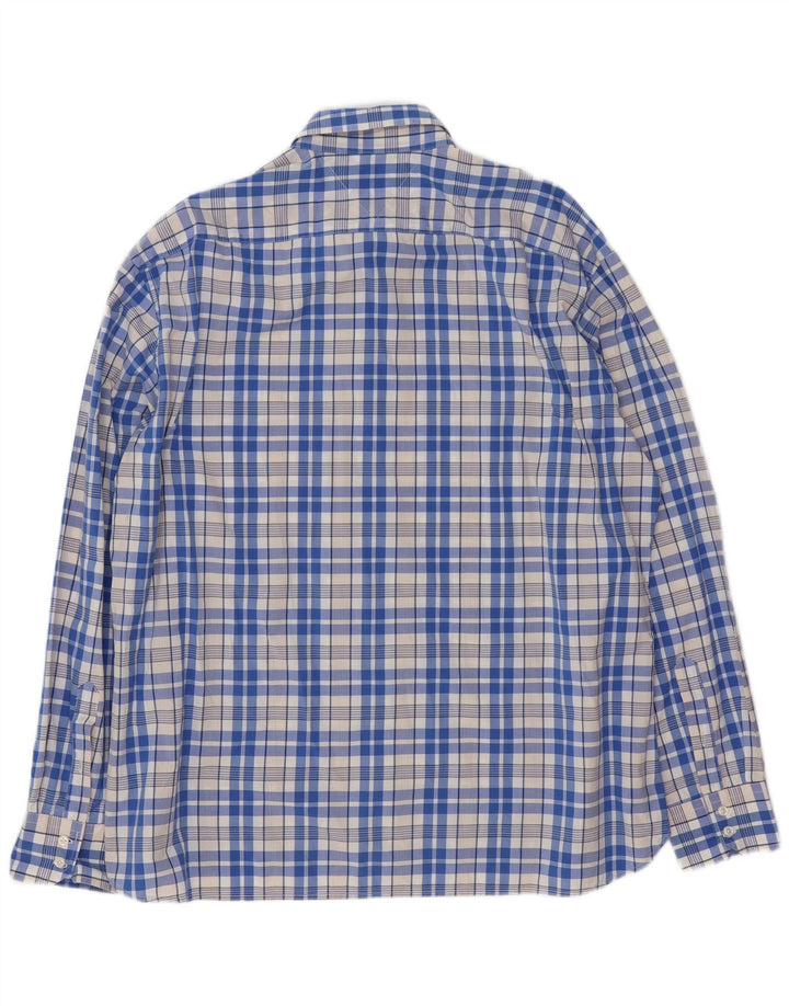 Camisa Tommy Hilfiger Hombre XL Algodón A Cuadros Azul