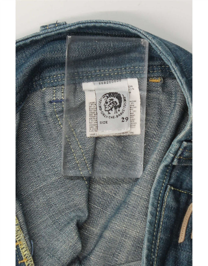 Diesel Mujer Vaqueros Sueltos W29 L34 Algodón Azul