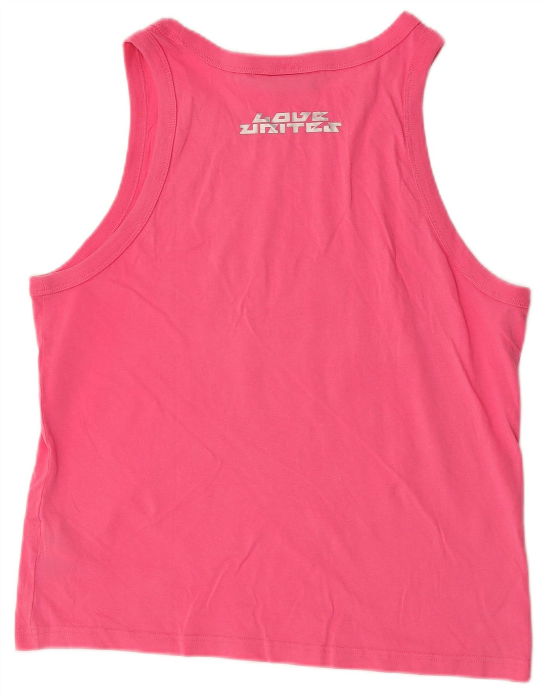 Adidas Mujer Pabllo Vittar Graphic Chaleco Top UK 14 Algodón Rosa Medio