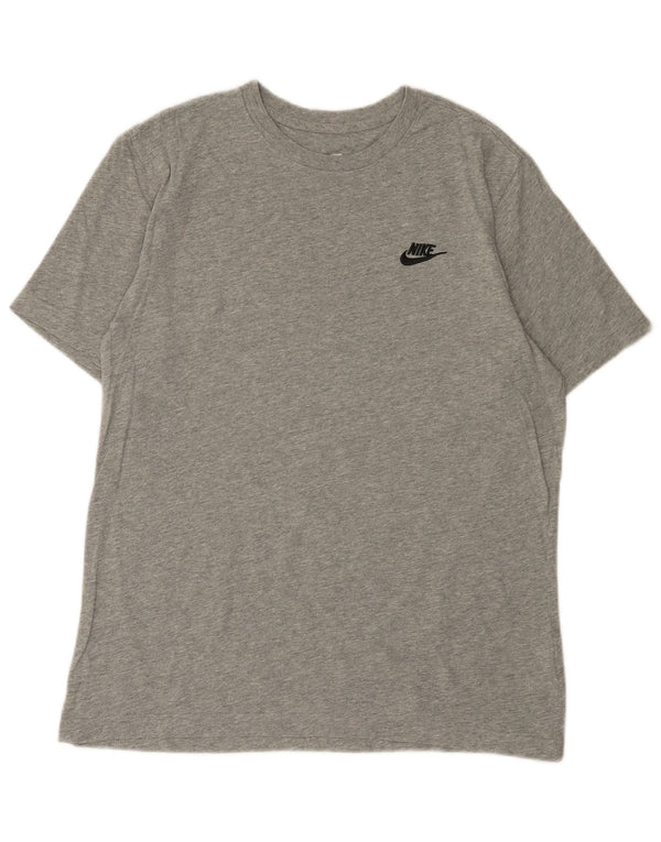 Camiseta NIKE Hombre Top Gris Medio Algodón