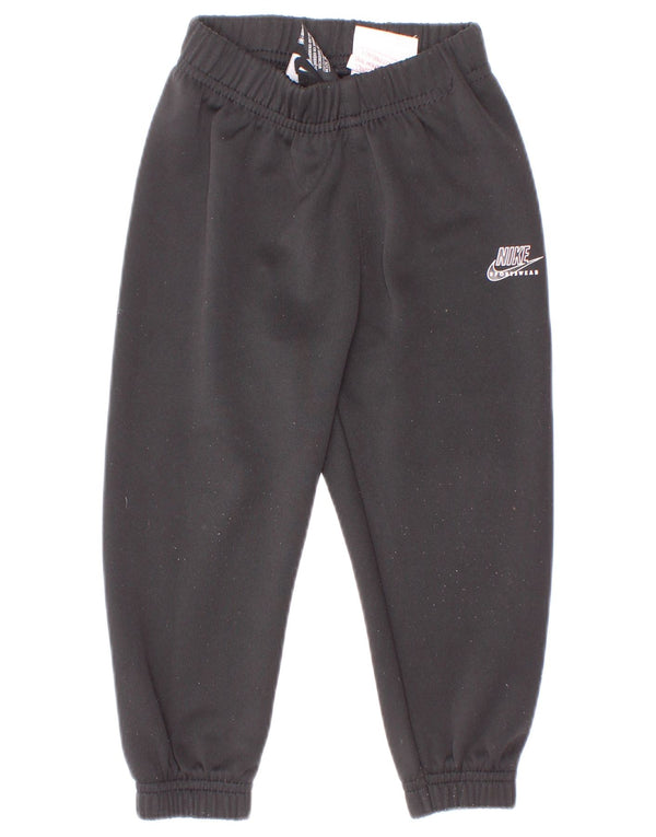 Nike Joggers - Pantalón de chándal para bebé niño, 18-24 meses, negro, poliéster