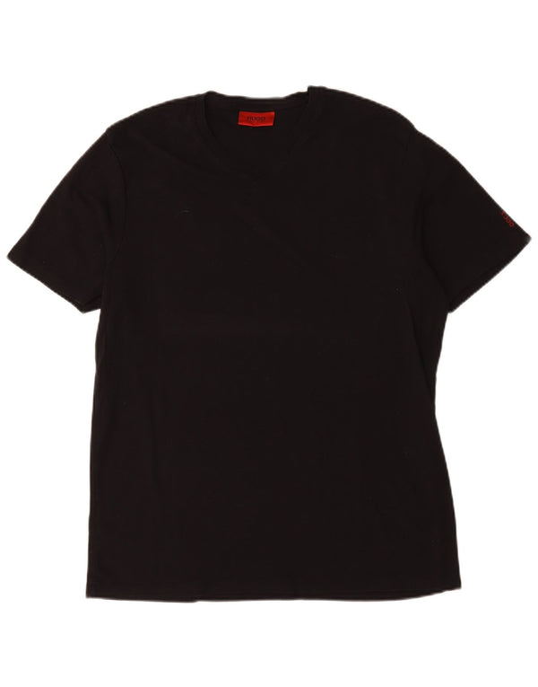 Hugo Boss Hombre Camiseta Top XL Algodón Negro