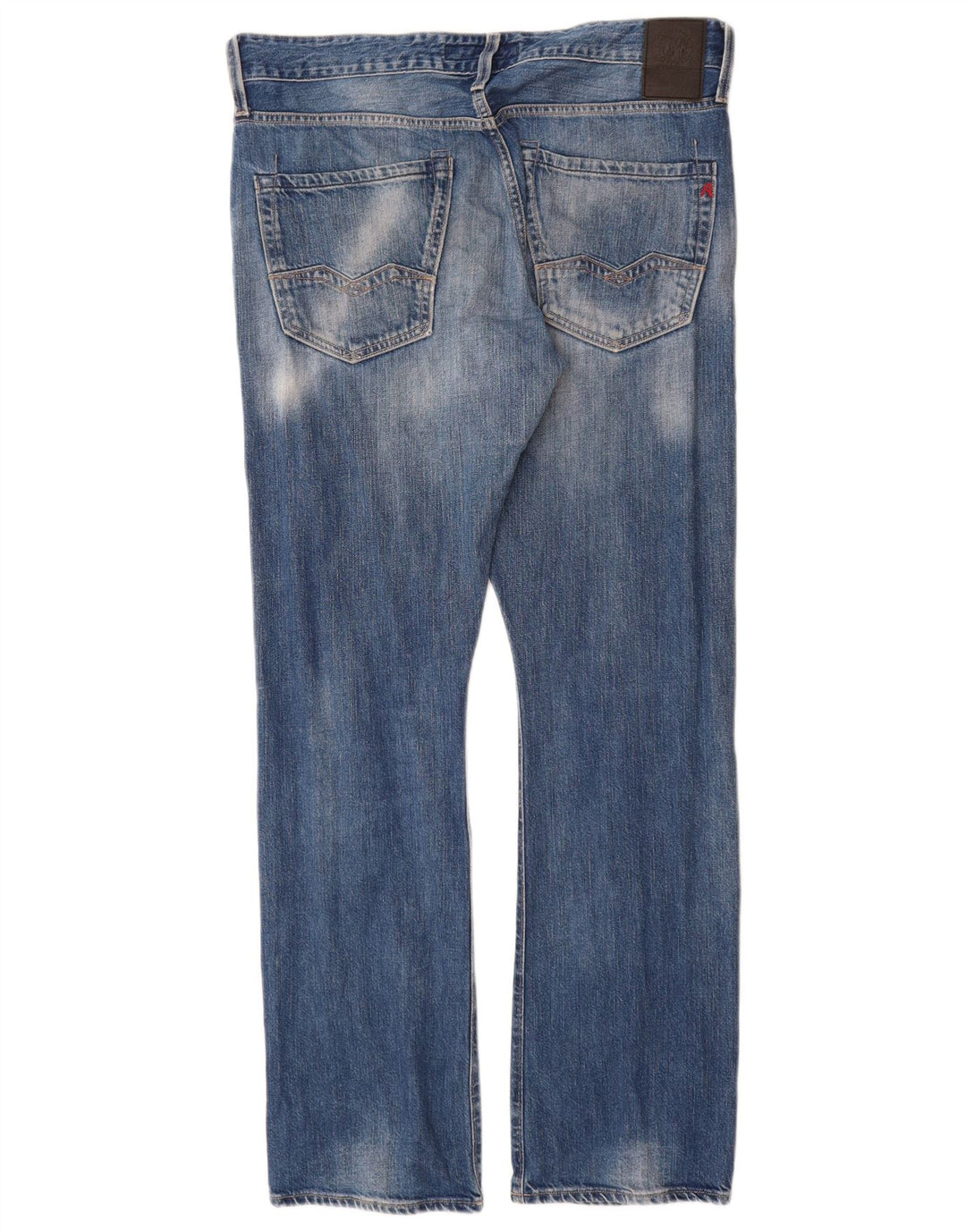 Diesel Vaqueros Rectos Hombre W33 L34 Algodón Azul