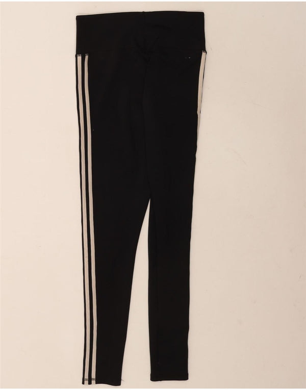 Adidas Leggings Climalite para mujer Reino Unido 8/10 Pequeño Negro Poliéster