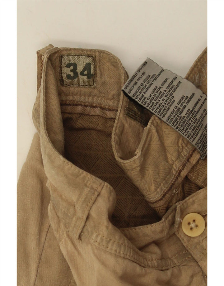 Timberland pantalones cortos cargo para hombre W34 algodón beige grande