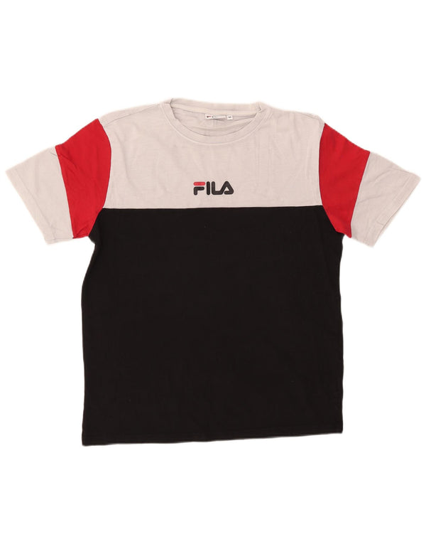 Fila Camiseta para hombre Top Medium Black Colourblock