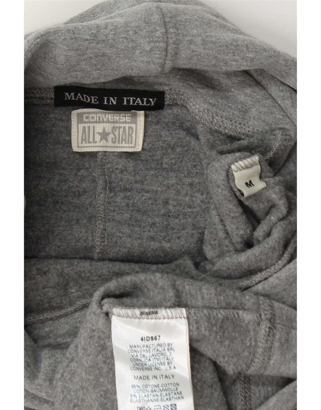 Converse Chuck Taylor - Sudadera con gráfico para mujer, talla 14, color gris medio