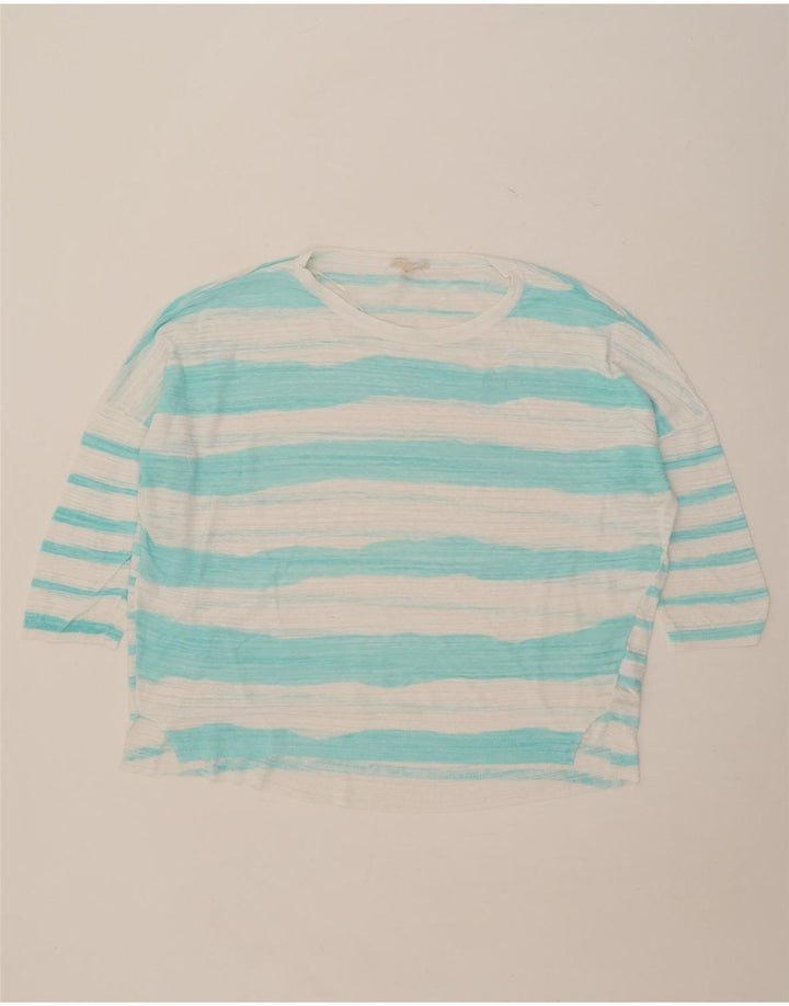 Phase Eight Top extragrande para mujer Manga 3/4 UK 46 Grande Rayas blancas