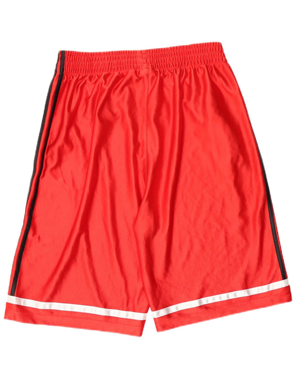 Adidas Pantalones cortos deportivos para hombre XL Rojo Poliéster