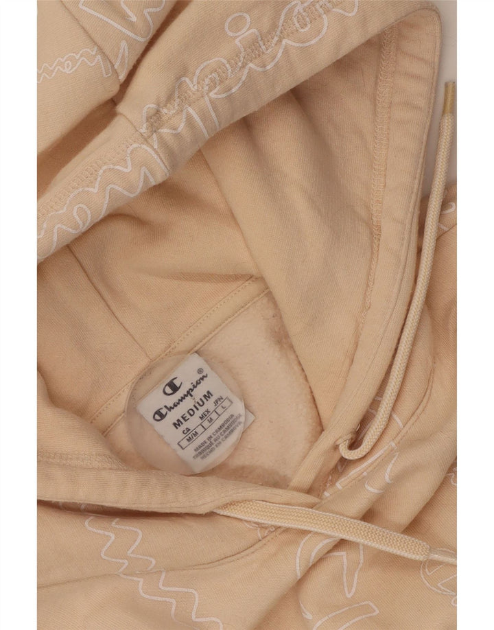 Champion Sudadera con capucha gráfica para mujer UK 12 Medium Beige