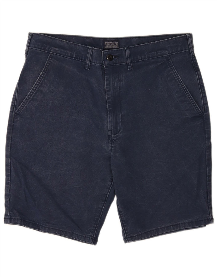 Levi's Pantalones cortos chinos para hombre W34 Large Azul marino Algodón
