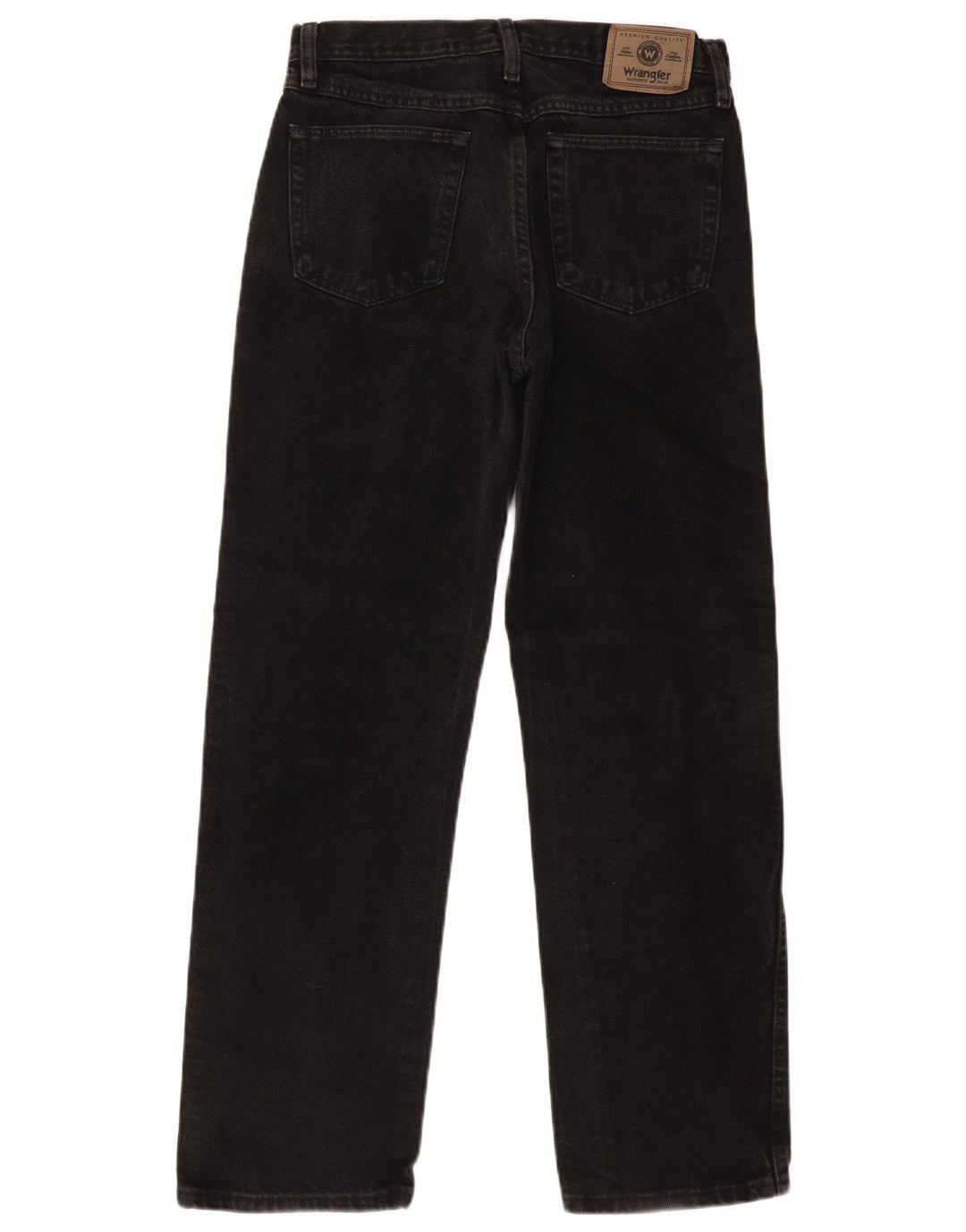 Wrangler Vaqueros rectos de corte regular para hombre W30 L30 Algodón negro