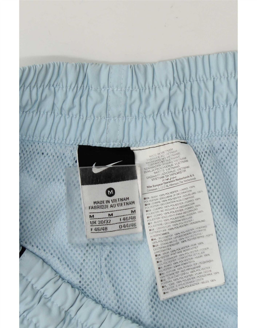 Pantalón corto deportivo Nike Hombre Poliéster azul medio