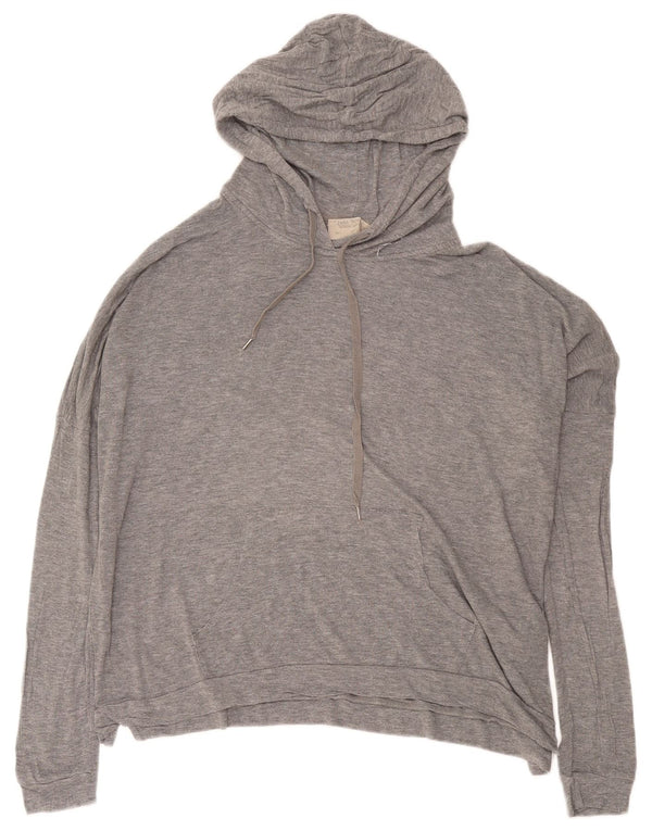 Zara Mujer Trafaluc Sudadera con Capucha Extragrande UK 46 Grande Gris Modal