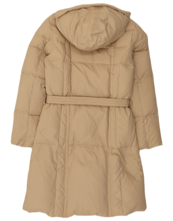 Fila Abrigo acolchado con capucha para mujer UK 42 Poliéster beige medio