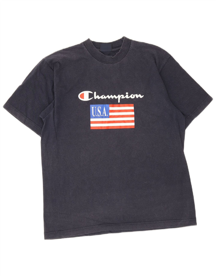 Champion Camiseta Gráfica Para Hombre Top Medium Azul Marino