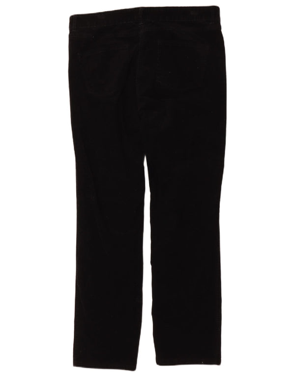 Marks & Spencer Pantalones rectos de pana para mujer UK 46 Large W32 L29 Negro