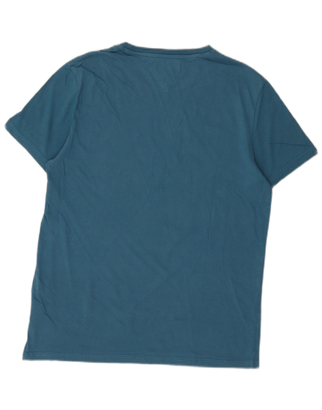 Tommy Hilfiger Camiseta gráfica para hombre Top Small Blue Cotton