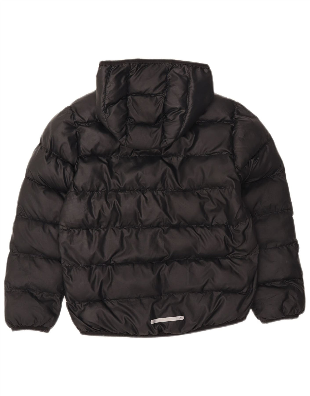 ADIDAS Chaqueta acolchada con capucha para niño 9-10 años Negro Poliéster