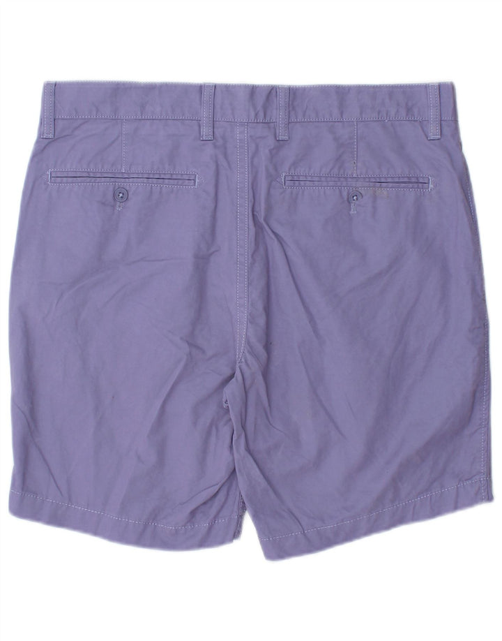 FAT FACE Pantalones cortos chinos para hombre W32 Algodón morado medio