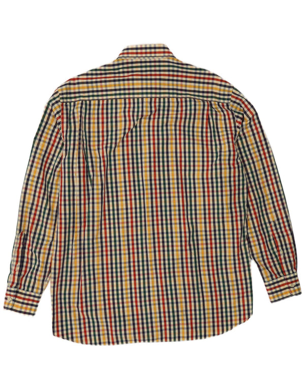 Camisa náutica para hombre Paul & Shark Talla 41 Cuadros multicolores grandes