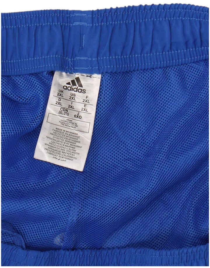 Pantalones cortos deportivos ADIDAS para hombre 2XL Poliéster azul