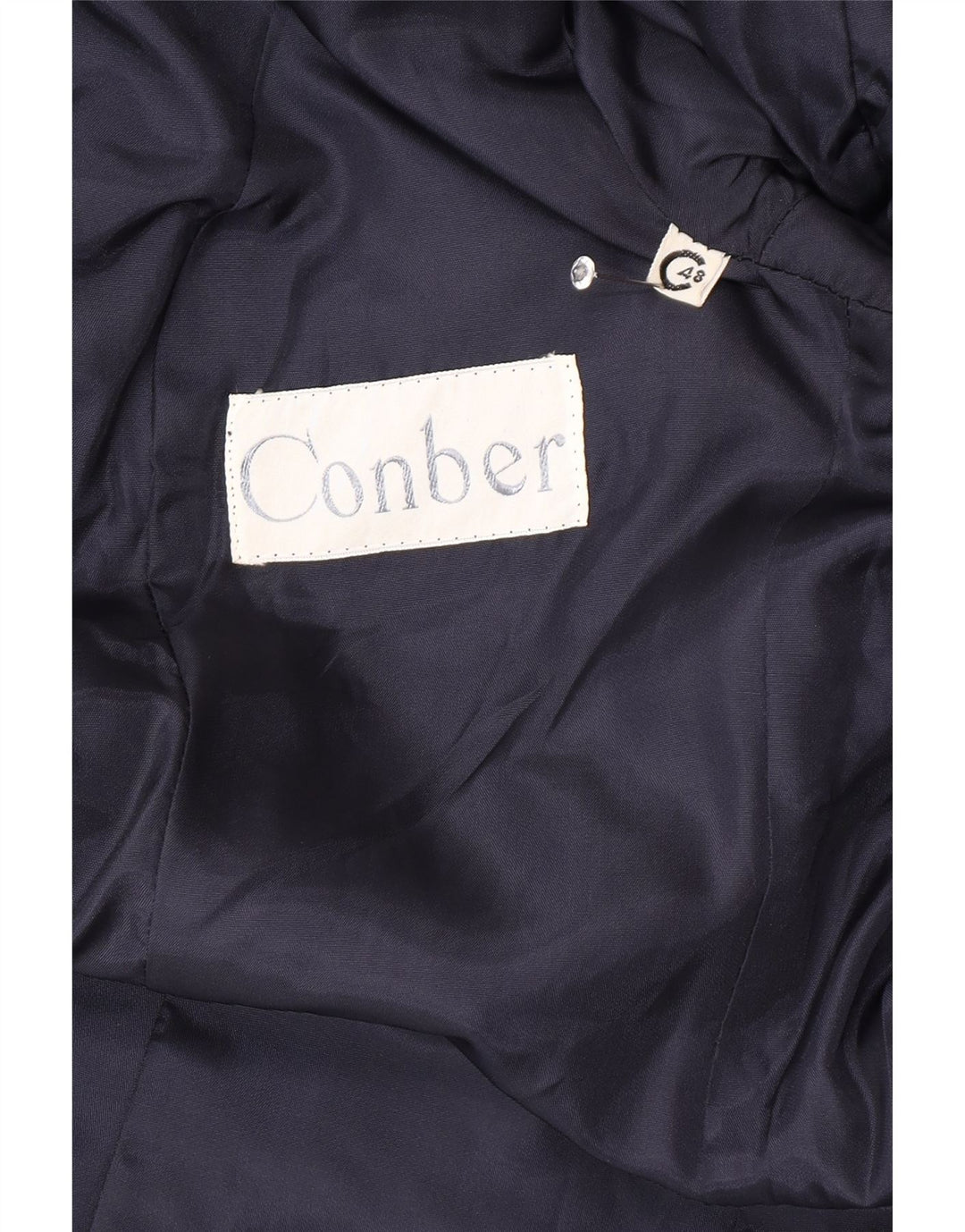 Abrigo vintage para mujer IT 48 XL Azul marino