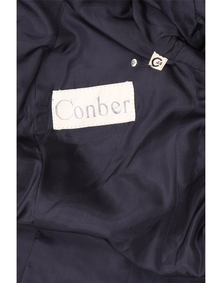 Abrigo vintage para mujer IT 48 XL Azul marino
