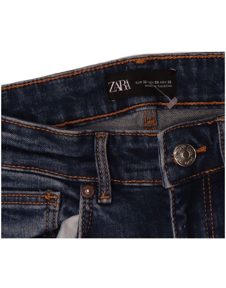 Zara Vaqueros Bootcut Mujer EU 36 XS W26 L23 Azul