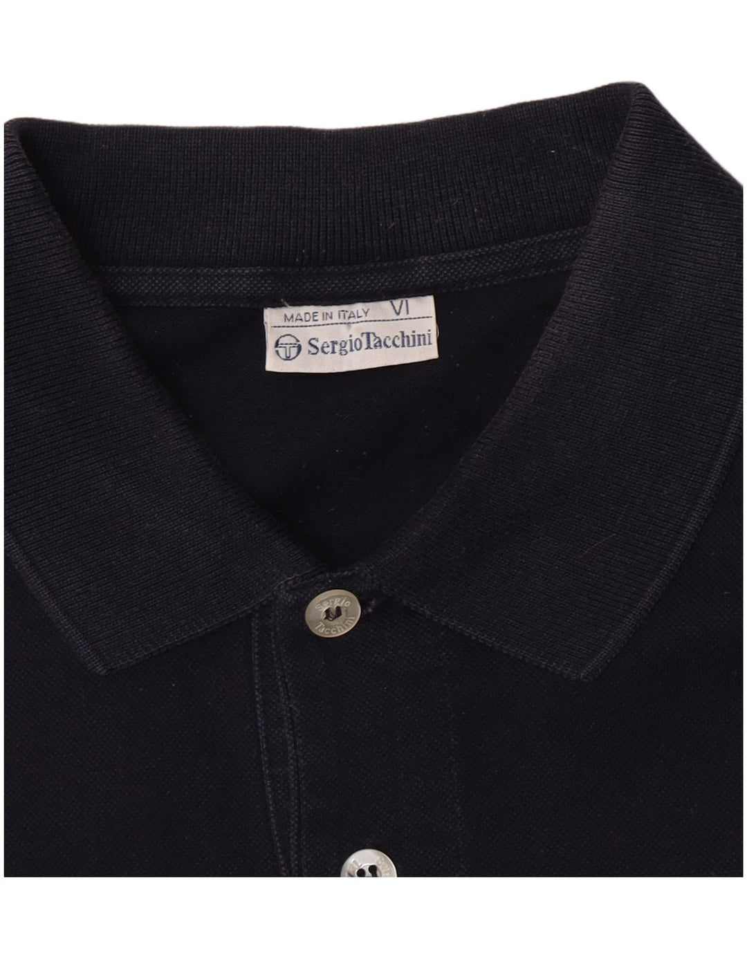 Sergio Tacchini Polo Hombre Grande Azul Marino Algodón