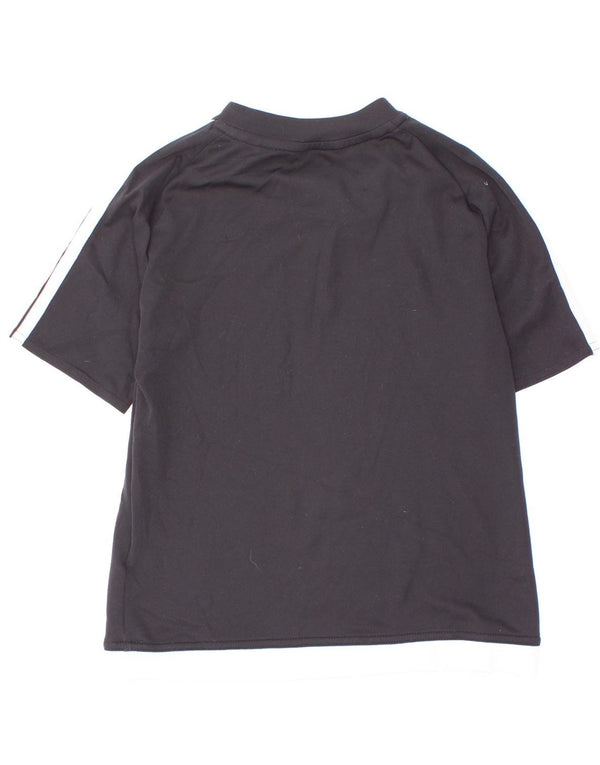 Adidas Chicos Climalite Camiseta Top 7-8 Años Negro Poliéster