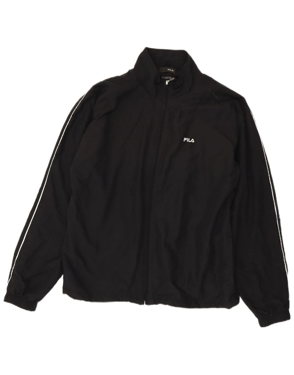 FILA Chándal completo para hombre XL Poliéster negro